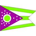 download Flag Of The State Of Ohio clipart image with 90 hue color