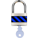download Padlock Close clipart image with 180 hue color