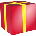 download Gift Box clipart image with 45 hue color