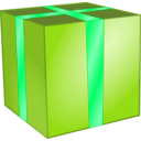 download Gift Box clipart image with 135 hue color