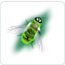 download Bee clipart image with 45 hue color