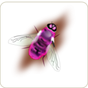 download Bee clipart image with 270 hue color
