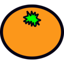 download Orange clipart image with 0 hue color