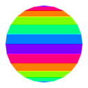 download Vertical Striped 24gon 6 Color clipart image with 270 hue color