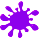 download Blood Splash clipart image with 270 hue color