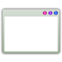 download Window Icon clipart image with 225 hue color