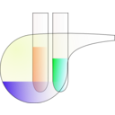 download Test Tubes And Retorta clipart image with 135 hue color