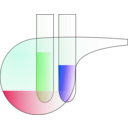 download Test Tubes And Retorta clipart image with 225 hue color