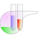 download Test Tubes And Retorta clipart image with 0 hue color