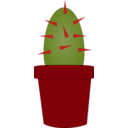 download Cactus1 clipart image with 315 hue color