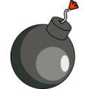 download Bomb clipart image with 315 hue color