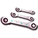 download Ratchet Spanner Set clipart image with 135 hue color