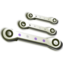 download Ratchet Spanner Set clipart image with 225 hue color