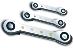 Ratchet Spanner Set