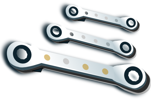 Ratchet Spanner Set