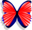 Blue And Pink Butterfly