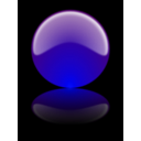 download Glossy Sphere W Reflex Esfera Brillante Con Reflejo clipart image with 45 hue color