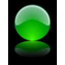 download Glossy Sphere W Reflex Esfera Brillante Con Reflejo clipart image with 270 hue color