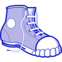 download Blue Boot clipart image with 45 hue color
