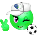 download Algerian Girl Smiley Emoticon clipart image with 90 hue color