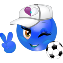 download Algerian Girl Smiley Emoticon clipart image with 180 hue color