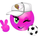 download Algerian Girl Smiley Emoticon clipart image with 270 hue color