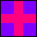 download Signal Flag Romeo clipart image with 270 hue color