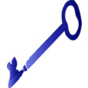 download Key Icon clipart image with 225 hue color