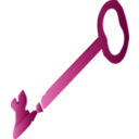 download Key Icon clipart image with 315 hue color