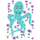 download Severino Il Polpo Piccino clipart image with 180 hue color