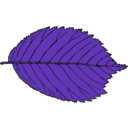 download Bi Serrate Leaf clipart image with 180 hue color