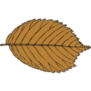 download Bi Serrate Leaf clipart image with 315 hue color