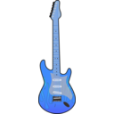 download Guitar clipart image with 180 hue color