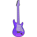 download Guitar clipart image with 225 hue color