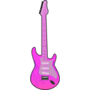 download Guitar clipart image with 270 hue color