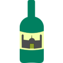 download Wine Bottle clipart image with 45 hue color