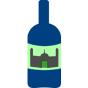 download Wine Bottle clipart image with 90 hue color