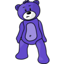 download Toy Bear clipart image with 225 hue color