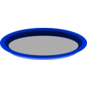 download Serving Tray clipart image with 225 hue color