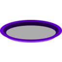 download Serving Tray clipart image with 270 hue color