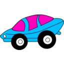 download Sportycar001 clipart image with 135 hue color
