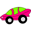 download Sportycar001 clipart image with 270 hue color