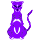 download Leopard clipart image with 225 hue color