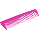 download Comb clipart image with 315 hue color