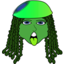 download African Girl clipart image with 90 hue color