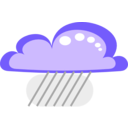 download Drakoon Rain Cloud 2 clipart image with 45 hue color