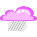 download Drakoon Rain Cloud 2 clipart image with 90 hue color
