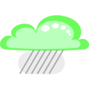download Drakoon Rain Cloud 2 clipart image with 270 hue color