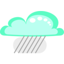download Drakoon Rain Cloud 2 clipart image with 315 hue color