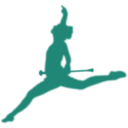 download Baton Twirler Silhouette clipart image with 315 hue color